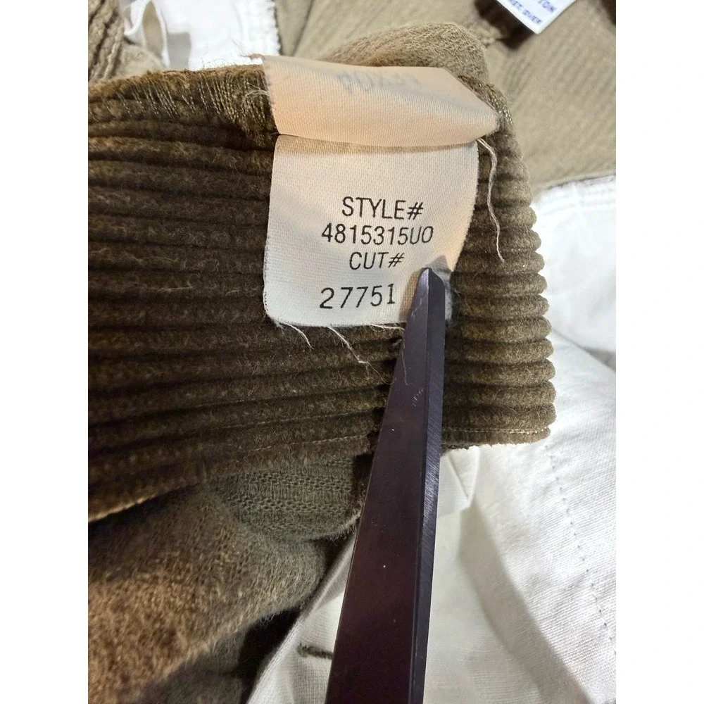 Vintage Polo Ralph Lauren Corduroy Pants Mens 40x34 Brown Pleated Polo Country